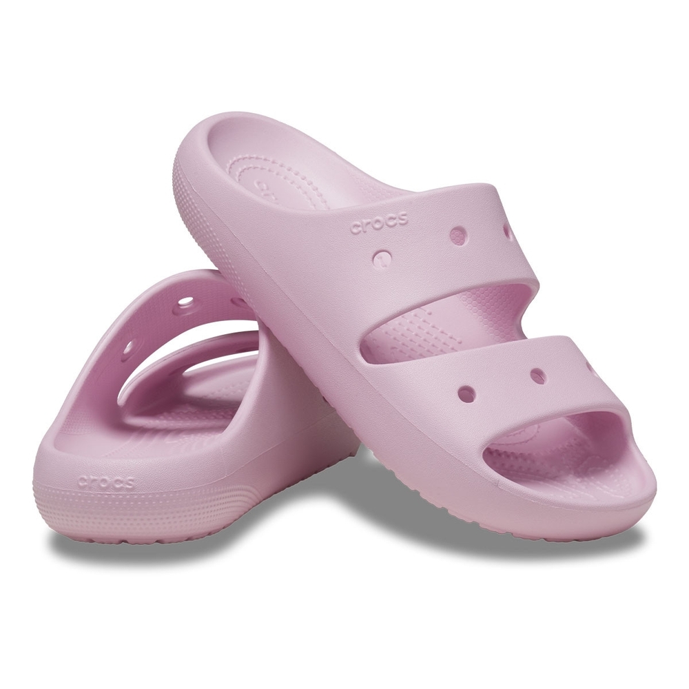 CROCS Woman 12 Men 10 Light Pink Slide Sandals